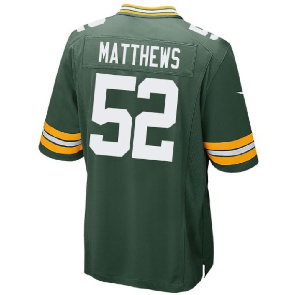 Green Bay Packers NFL Jersey 52 CLAY MATTHEWS Authentic Onfield Reebok Size 52 - Picture 2 of 6